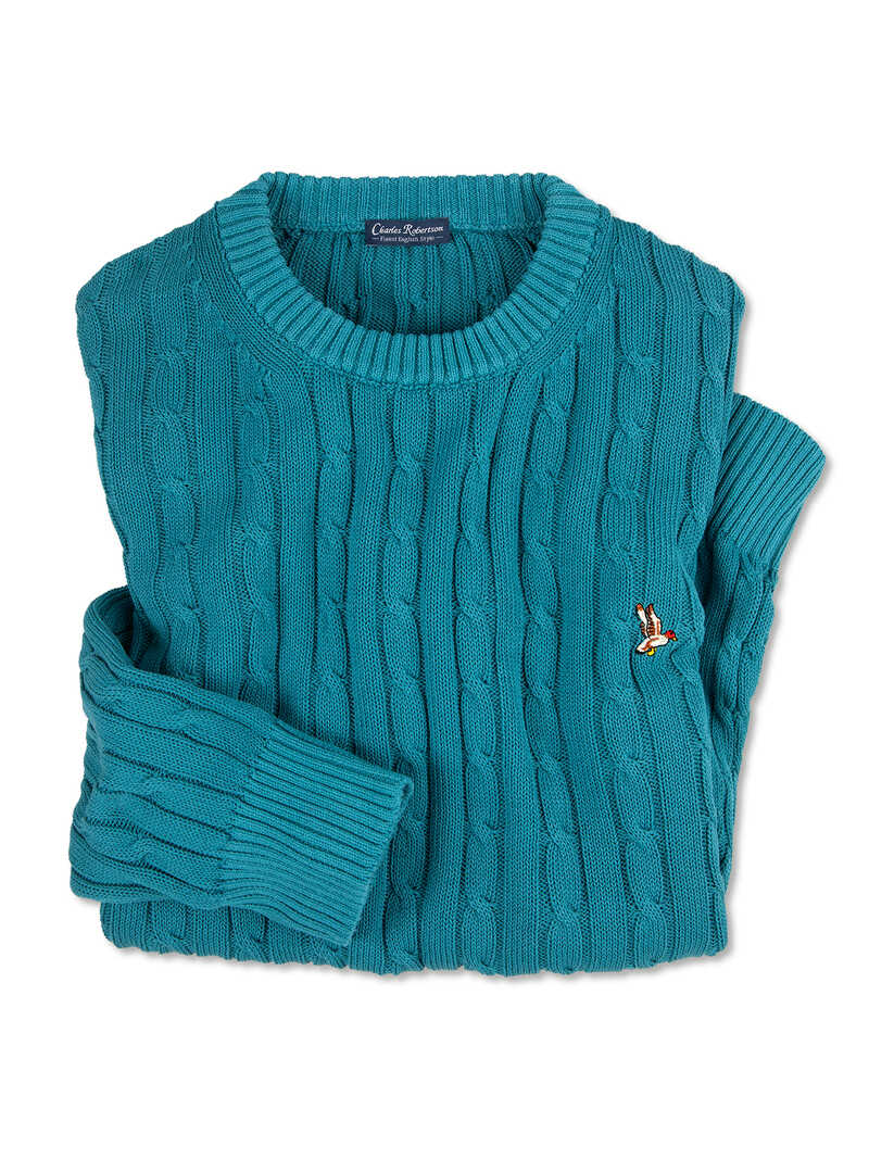Produktbild zu Zopfstrickpullover Ascot
