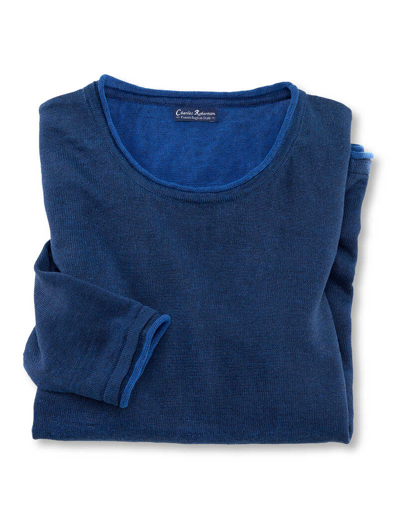 Produktbild zu Sommerpullover Leinen-Baumwoll-Mix