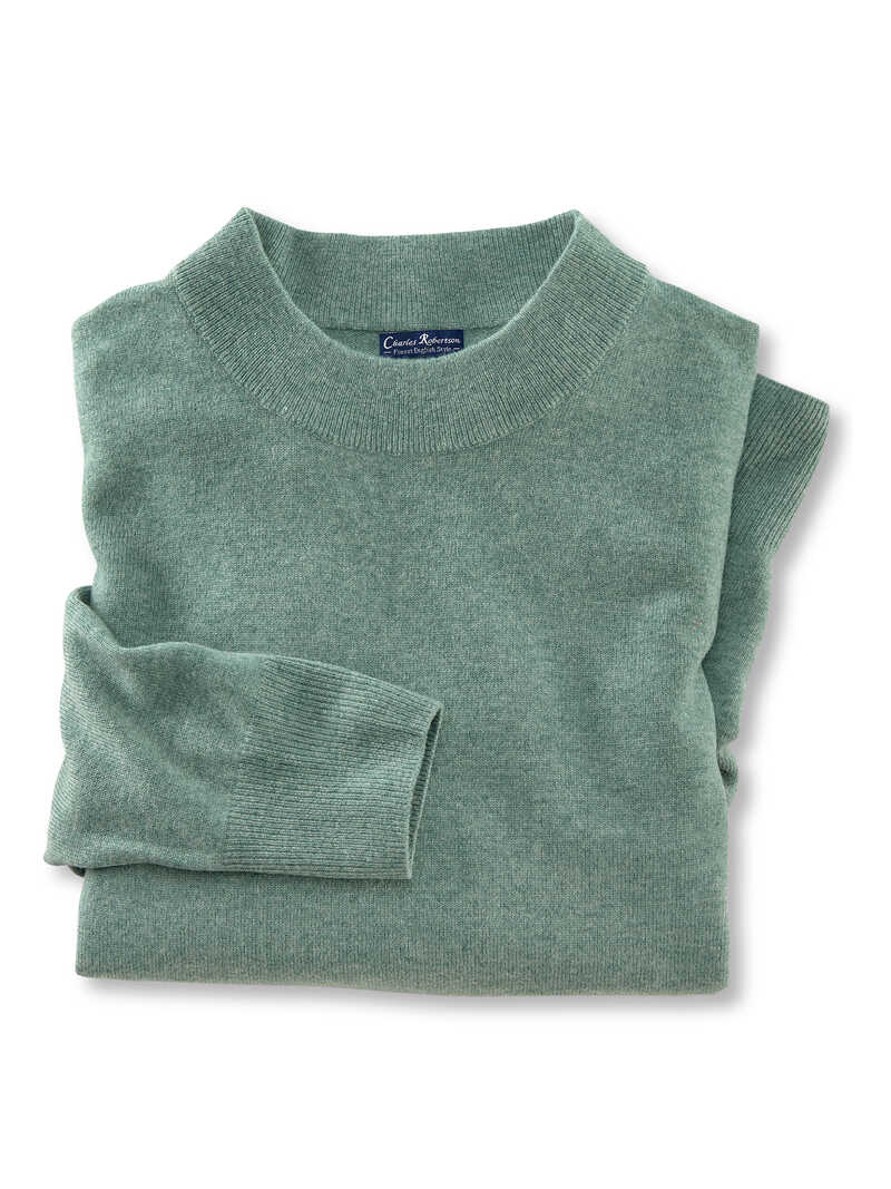 Produktbild zu Stehkragenpullover mit Kaschmir