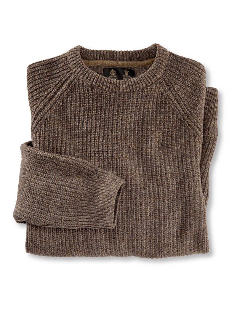 Produktbild zu Lambswool-Pullover Horseford Crew