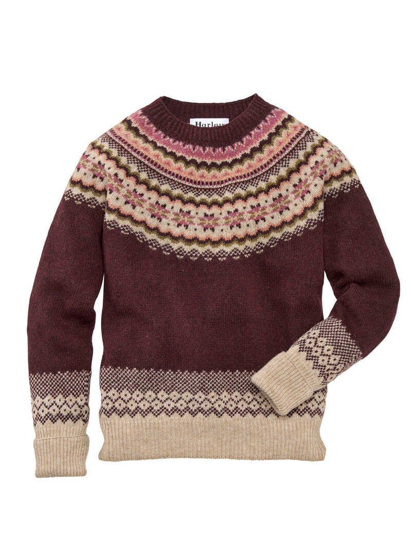 Produktbild zu Fair-Isle-Schurwollpullover
