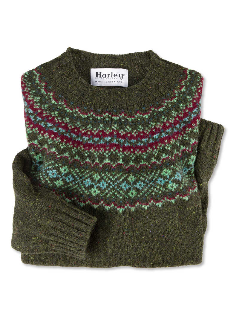 Produktbild zu Fair-Isle-Pullover Donegalgarn
