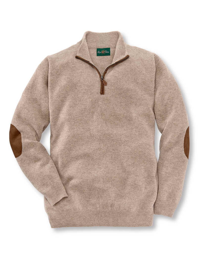 Alternatives Bild 1 zu Lambswool-Troyer mit rmelpatches