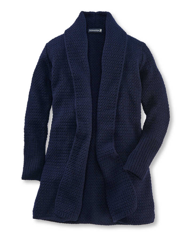 Alternatives Bild 1 zu Irischer Cardigan mit Schalkragen