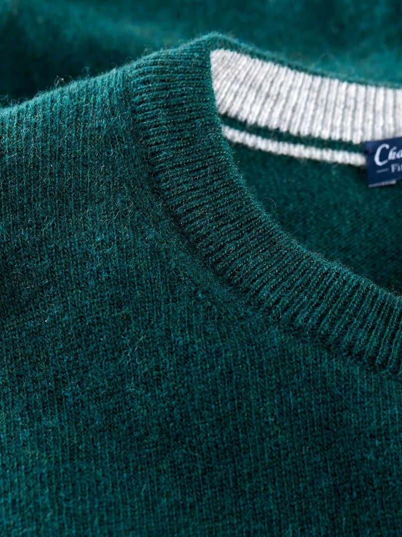 Alternatives Bild 2 zu Grner Lambswool-Pullover Hampton