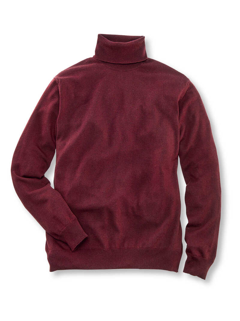 Alternatives Bild 1 zu Roter Rollkragenpullover