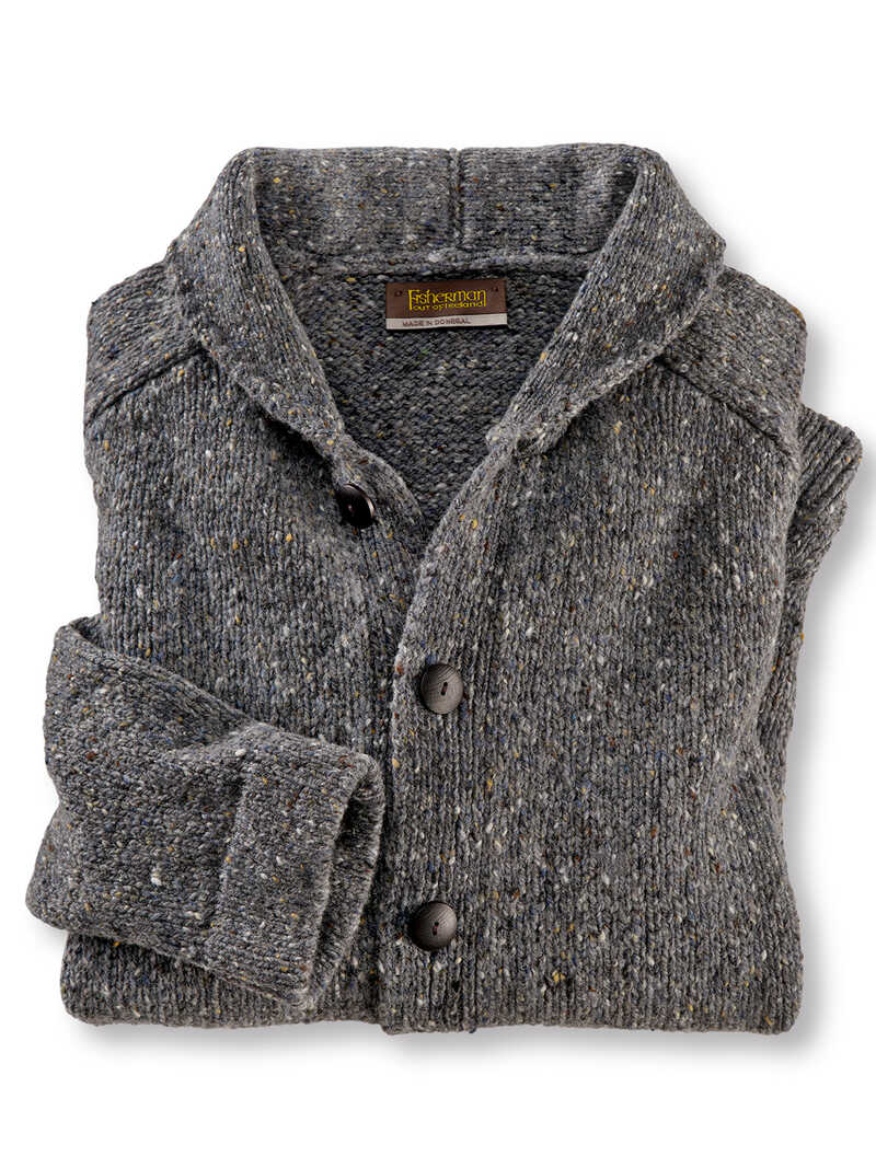 Alternatives Bild 2 zu Donegal-Cardigan mit Schalkragen