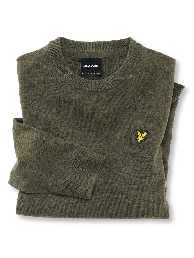 Alternatives Bild 1 zu Lambswool-Rundhalspullover