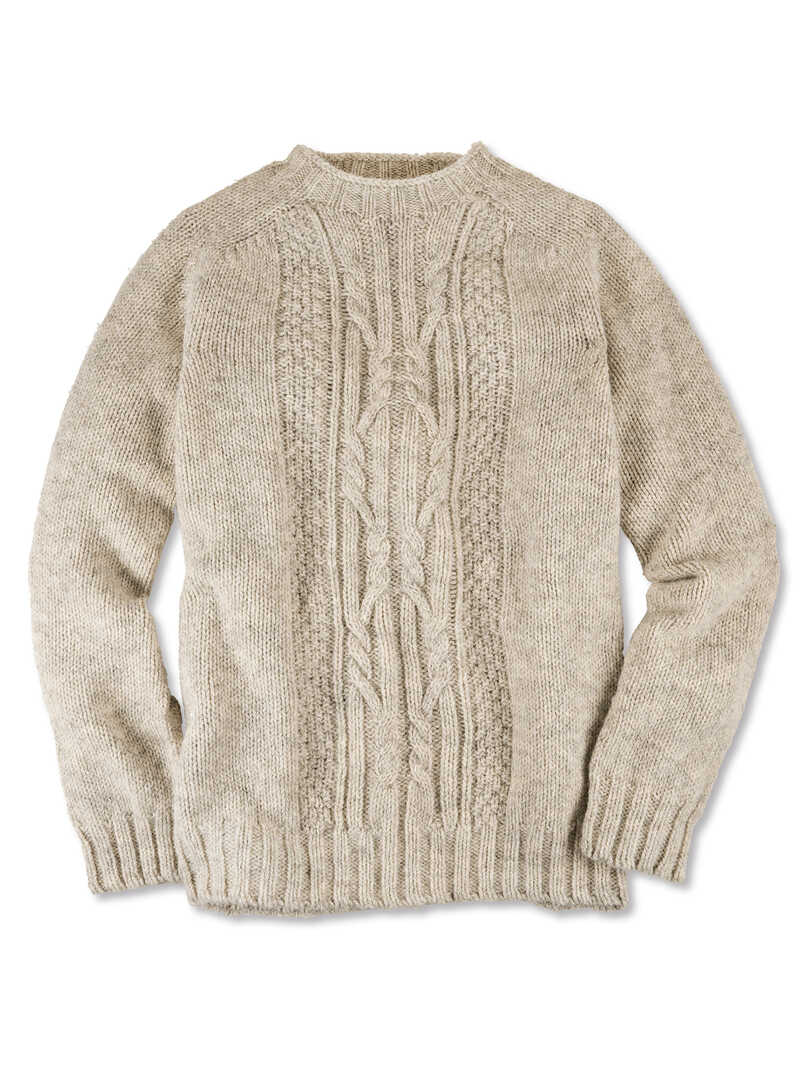 Alternatives Bild 1 zu Schottischer Zopfstrickpullover