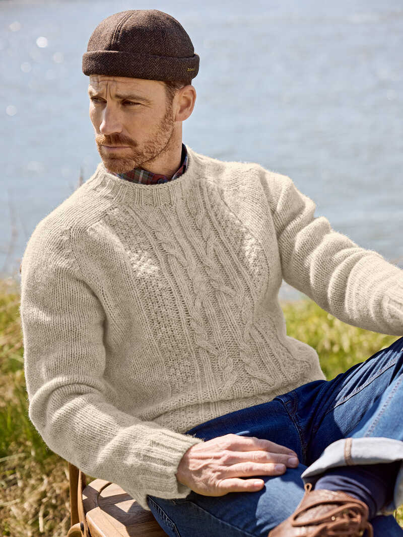 Alternatives Bild 2 zu Schottischer Zopfstrickpullover