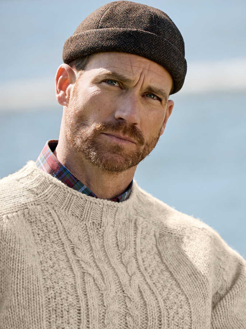 Alternatives Bild 3 zu Schottischer Zopfstrickpullover