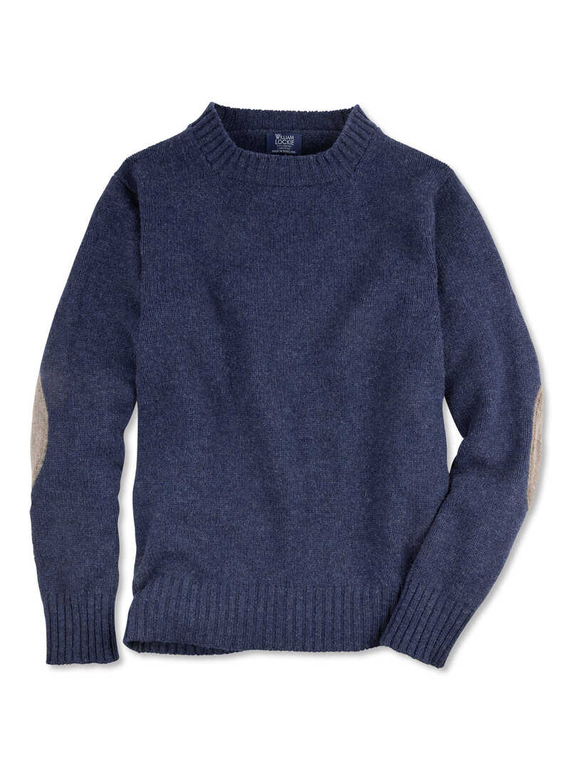 Alternatives Bild 2 zu Schurwollpullover aus Geelong Lambswool mit rmelpatches
