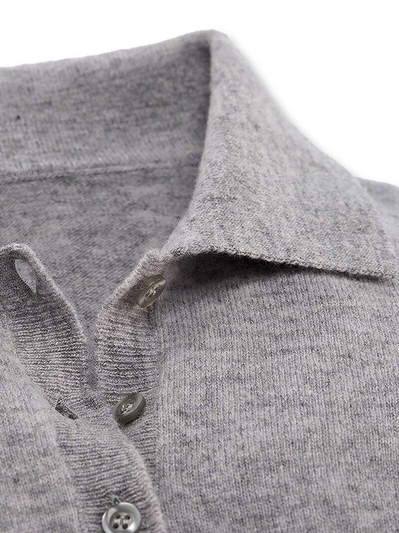 Alternatives Bild 3 zu Merino-Polo-Pullover im Collegestyle