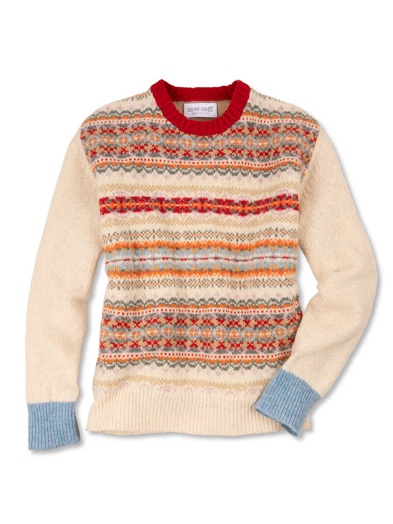 Alternatives Bild 2 zu Fair-Isle-Pullover mit Colourblocking