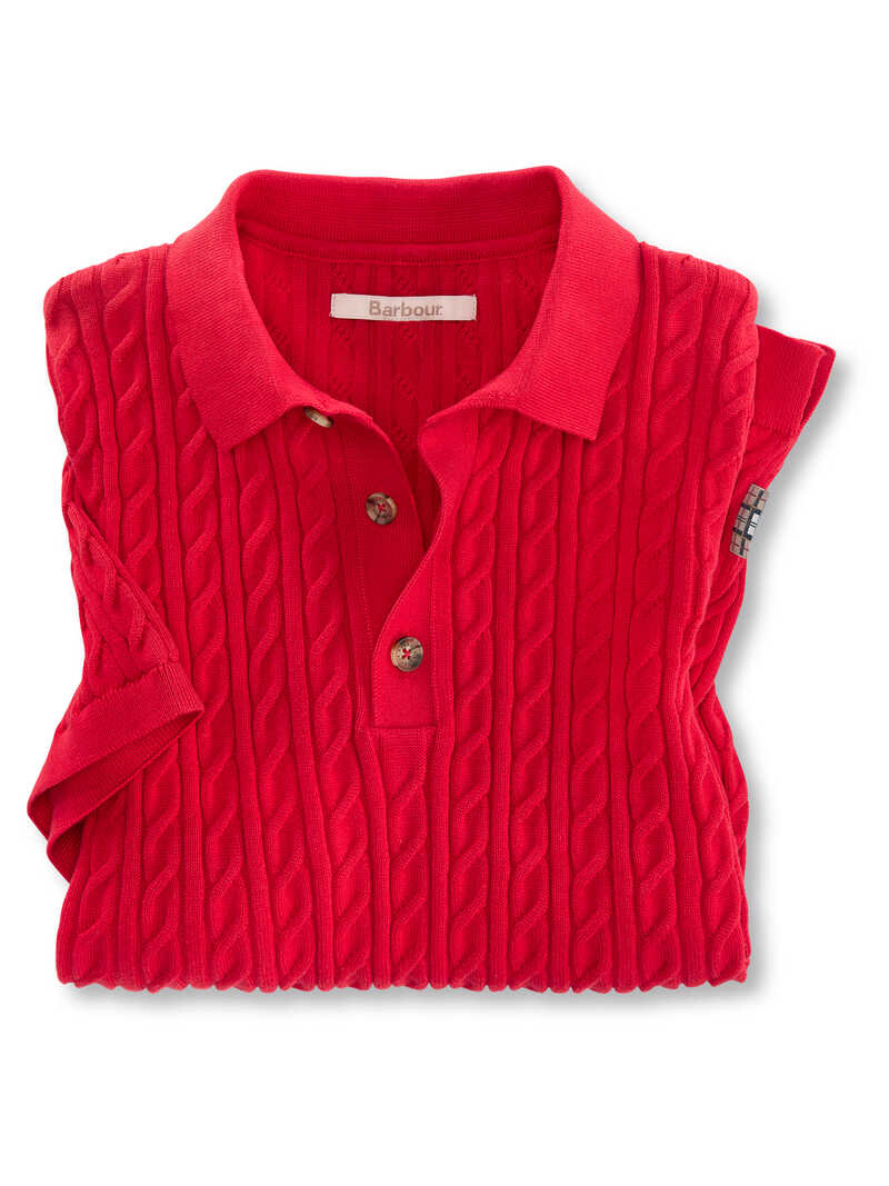 Produktbild zu Strickshirt mit Polokragen