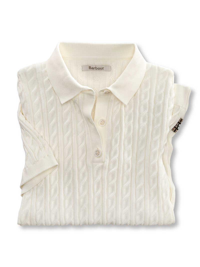 Produktbild zu Strickshirt mit Polokragen