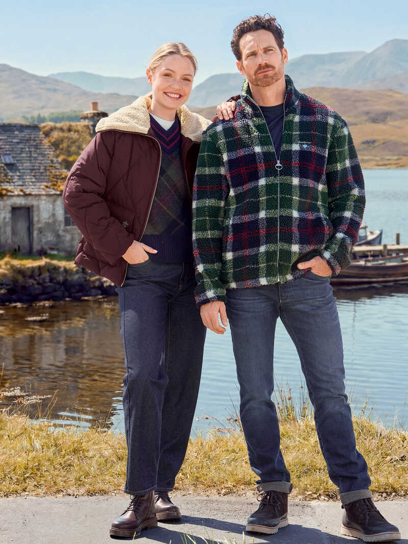 Alternatives Bild 3 zu Tartan Fleece Jacke