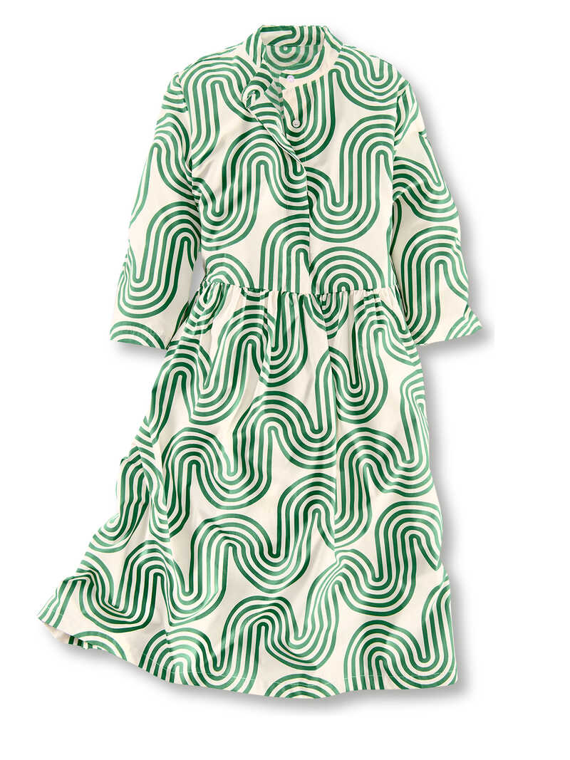 Alternatives Bild 1 zu Sommerkleid Waves mit Stehkragen