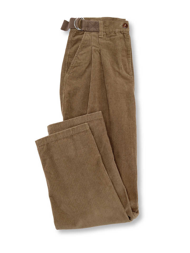 Produktbild zu Braune Damen-Cordhose