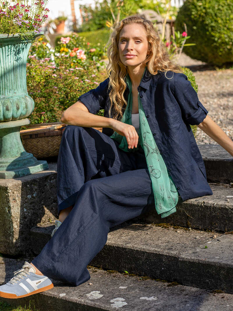 Alternatives Bild 2 zu Damen-Leinenhose