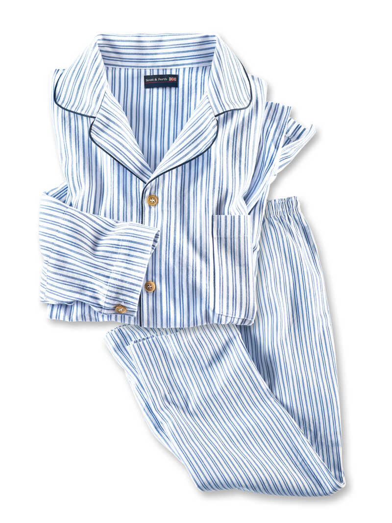 Produktbild zu Flanellpyjama mit Streifen