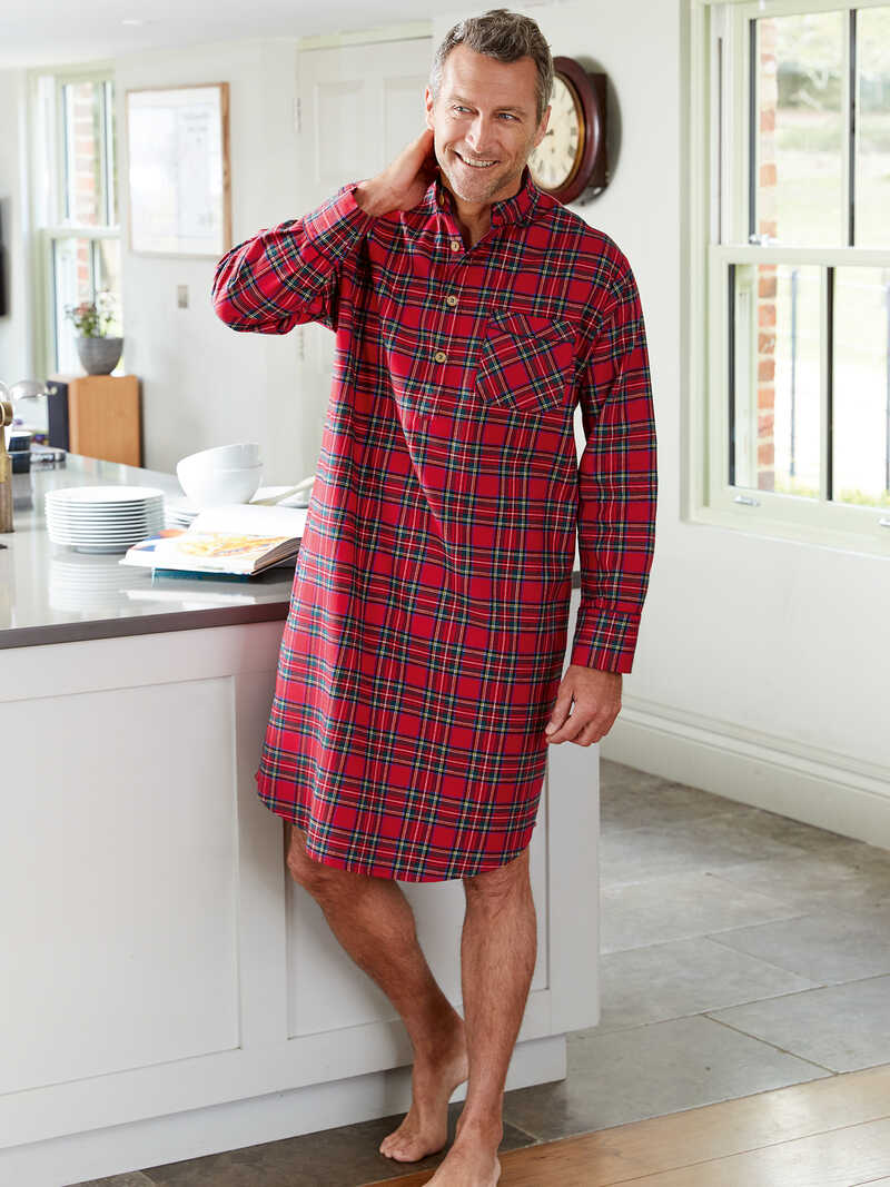 Alternatives Bild 1 zu Nachthemd aus Baumwollflanell