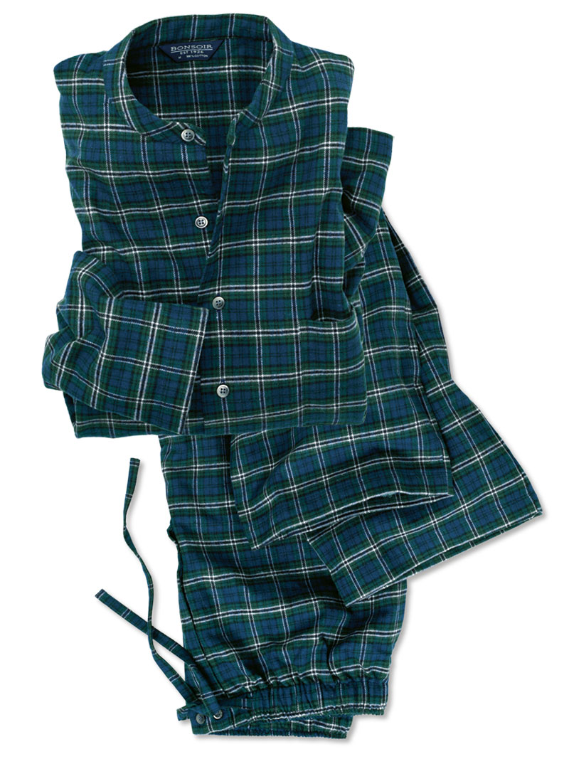 Bonsoir-Pyjama im irischen Stil - Nachtwäsche Herren