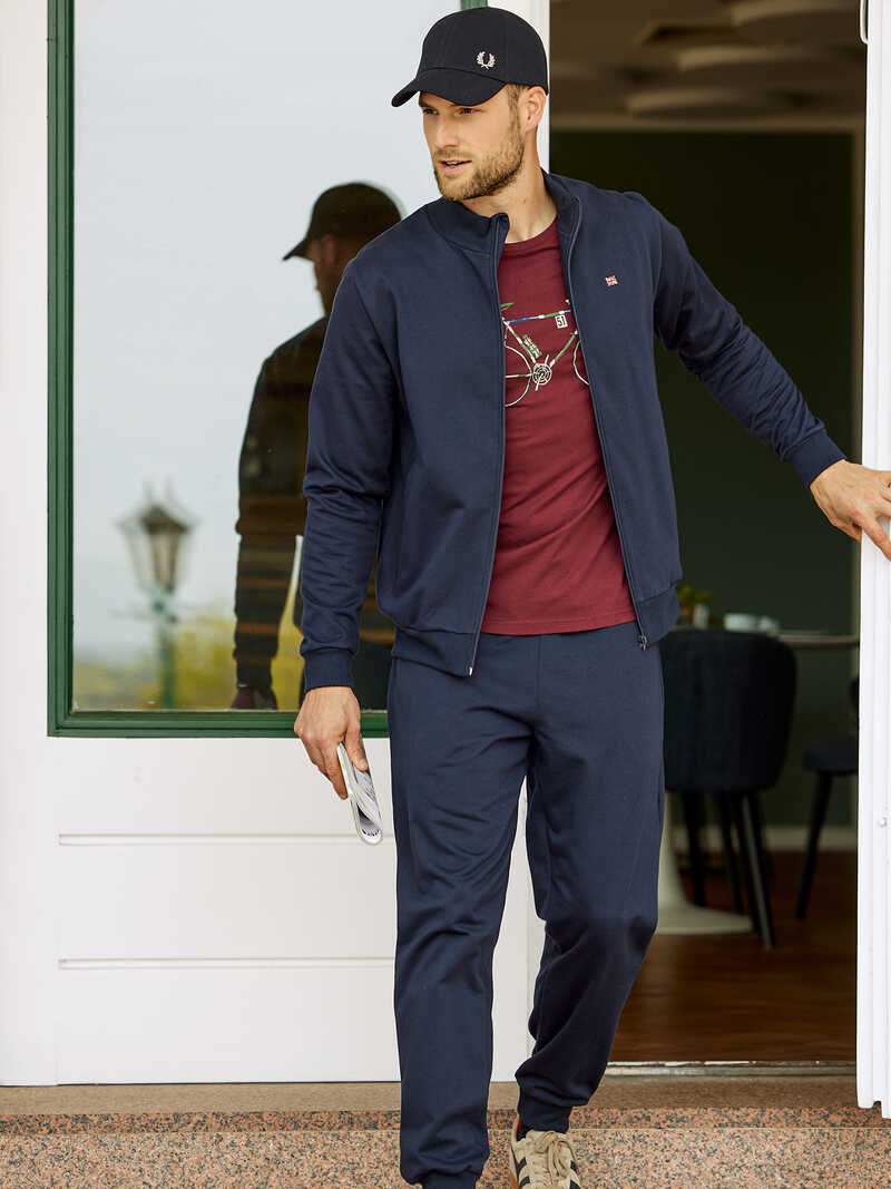 Alternatives Bild 1 zu Herren-Loungewear mit Union-Jack-Stickerei