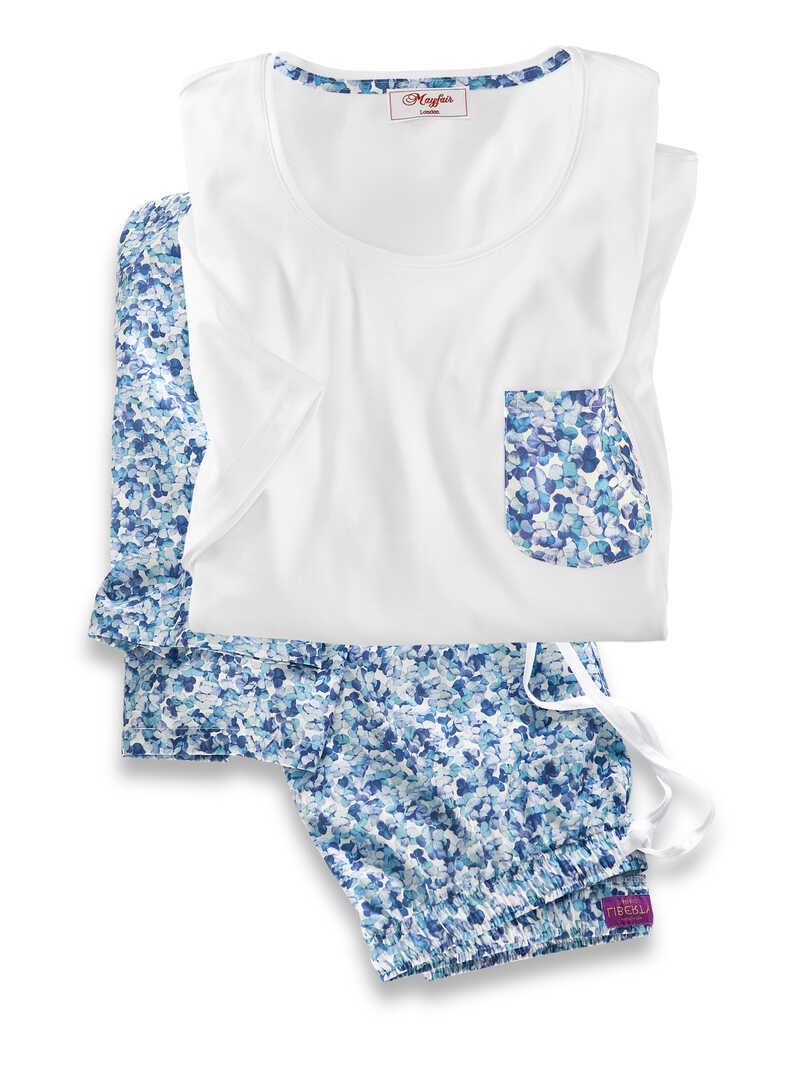 Produktbild zu Damen-Pyjama mit Rundhalsshirt