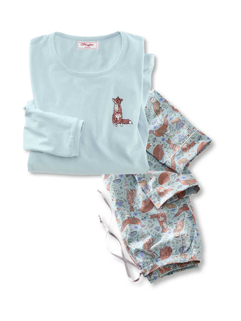 Produktbild zu Damen-Pyjama Forest and Meadow