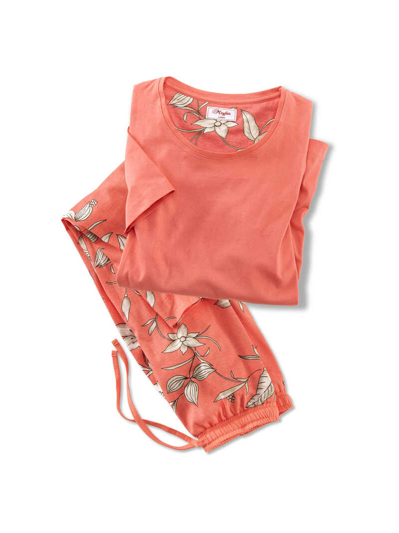 Produktbild zu Damen-Sommerpyjama Lilies