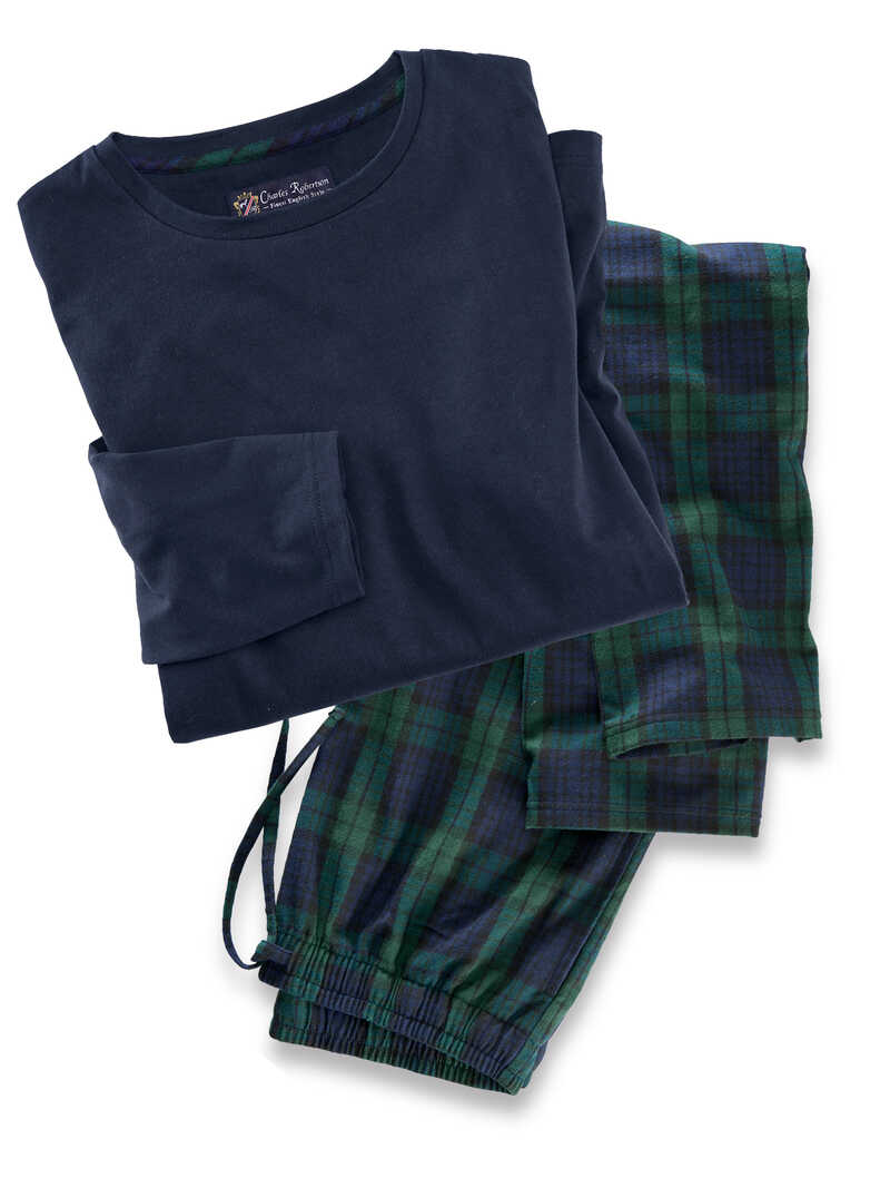 Produktbild zu Herren-Pyjama Black Watch Tartan