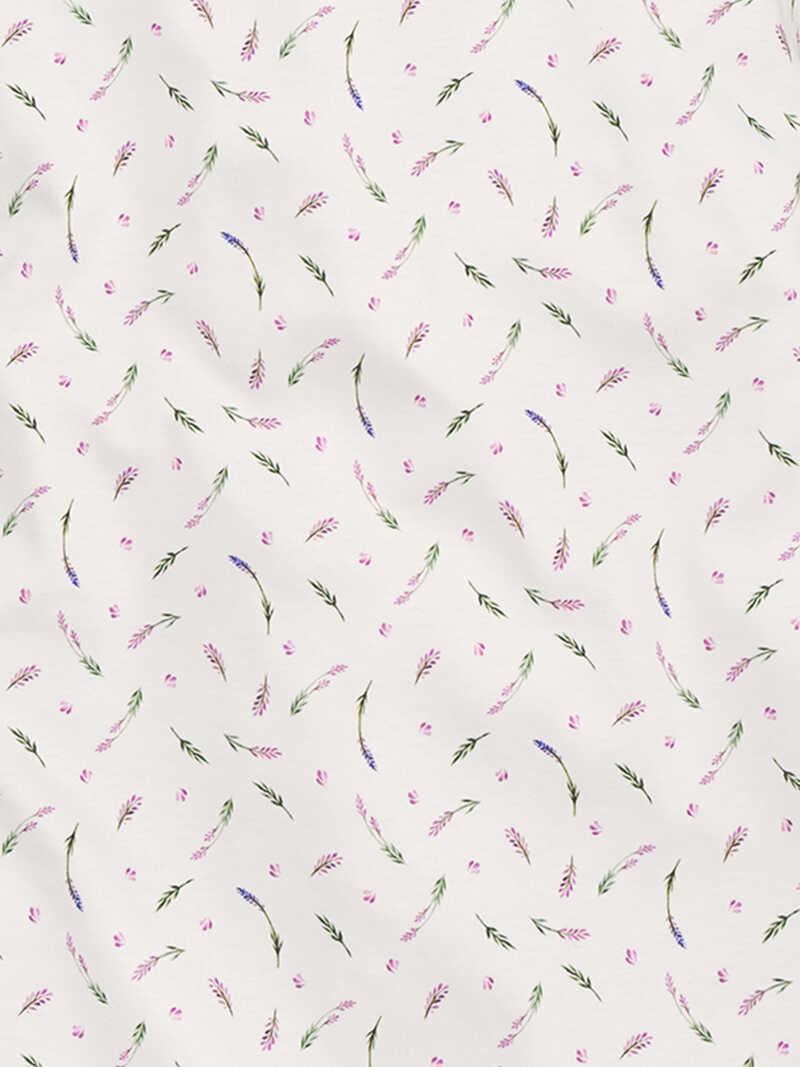 Alternatives Bild 3 zu Nachthemd mit Lavendel-Print