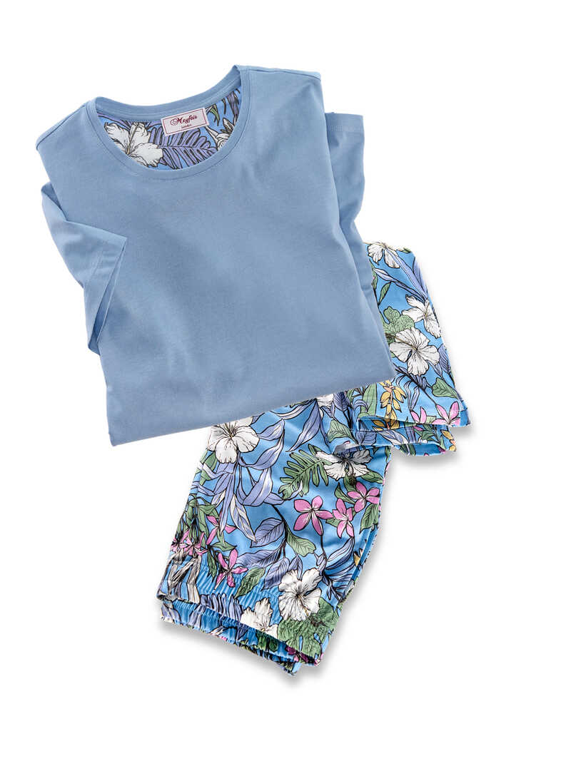 Produktbild zu Sommer-Pyjama mit Blumenprint