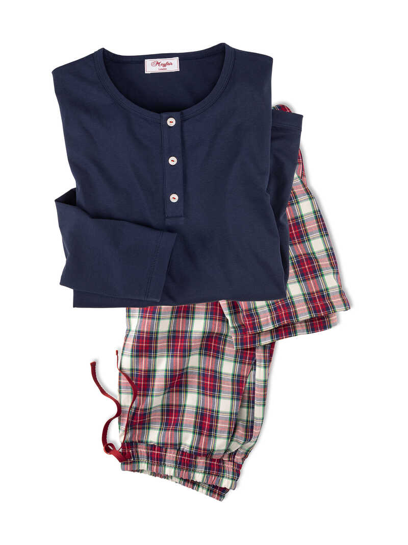 Produktbild zu Pyjama mit Flanellhose
