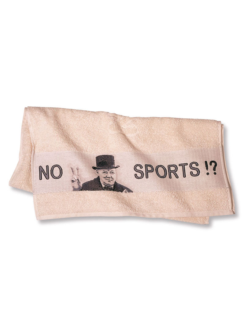 Produktbild zu Handtuch mit Winston Churchill