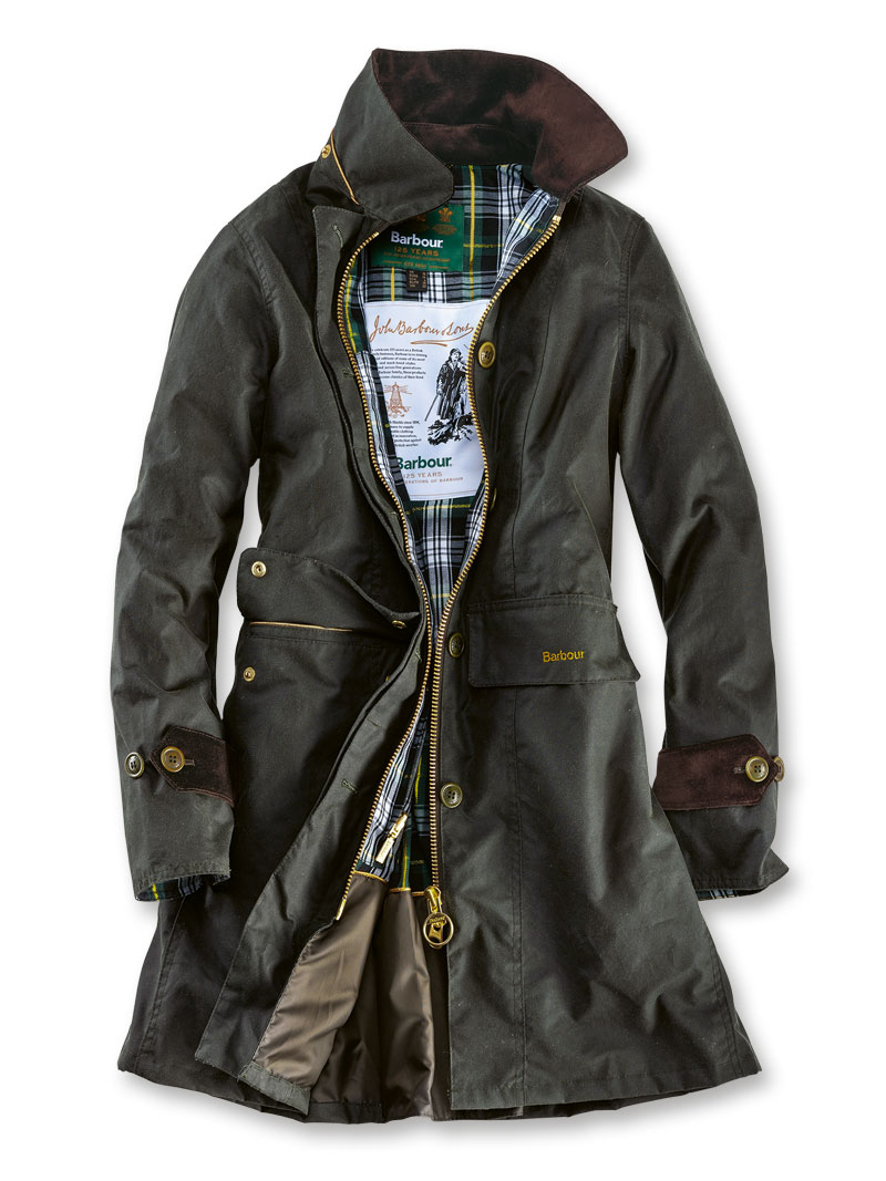 barbour wachsmantel damen