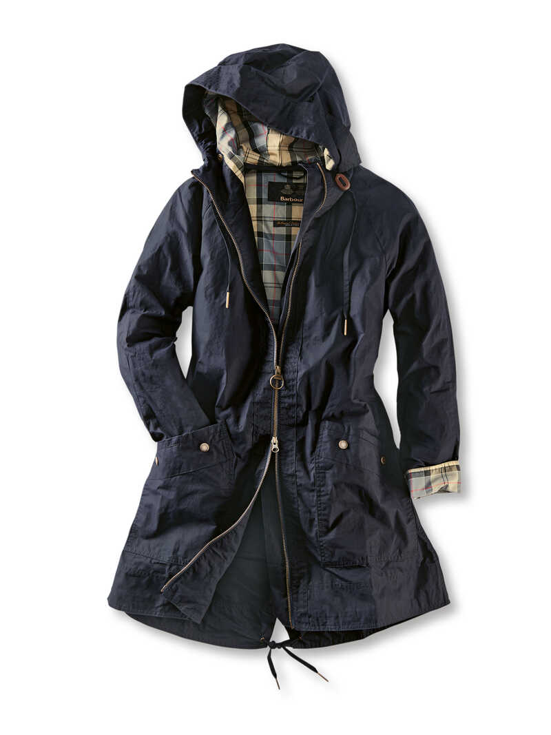 BarbourParka Clevedon in Navy für Damen