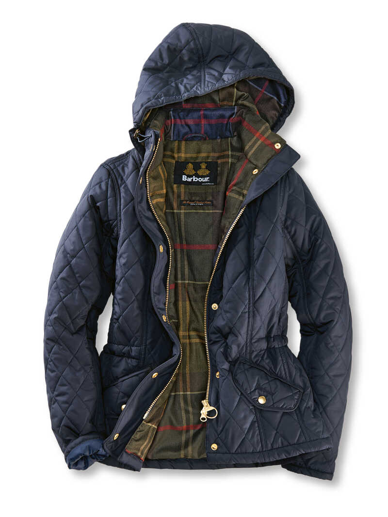 Produktbild zu Kurze Steppjacke 'Milfire' aus der Tartan Collection