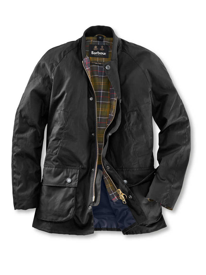 Produktbild zu Barbour-Wachsjacke 'Ashby' mit Collegekragen