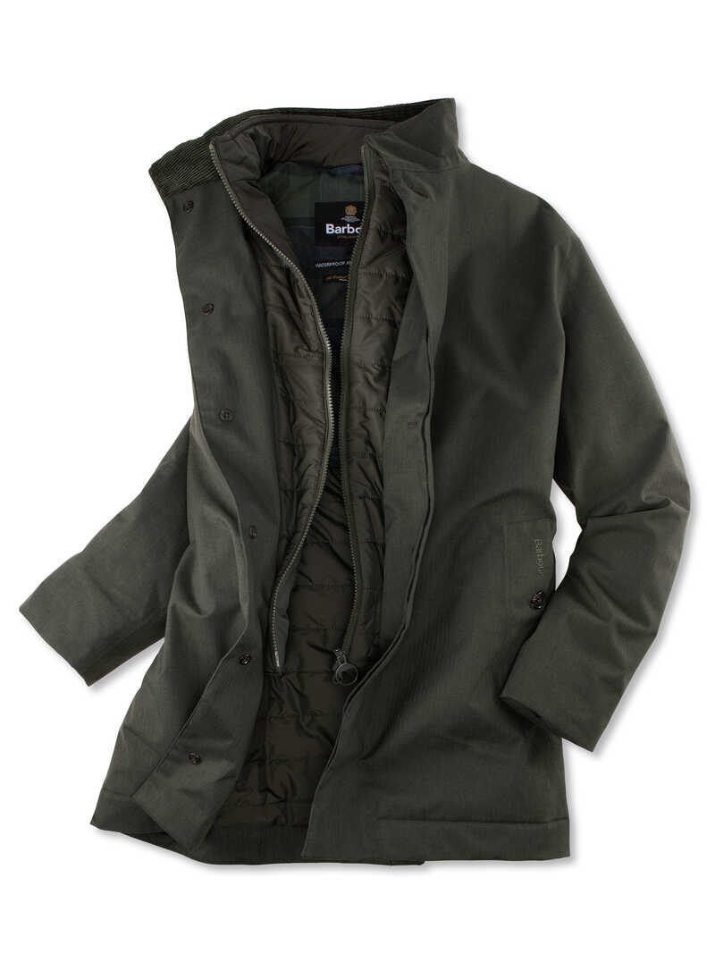 Produktbild zu Regenjacke mit mit Steppeinsatz