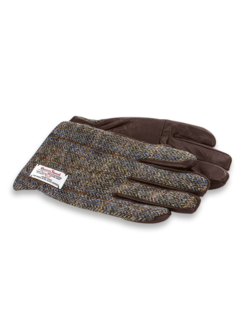 Tweed-Handschuhe aus Harris Tweed für Herren