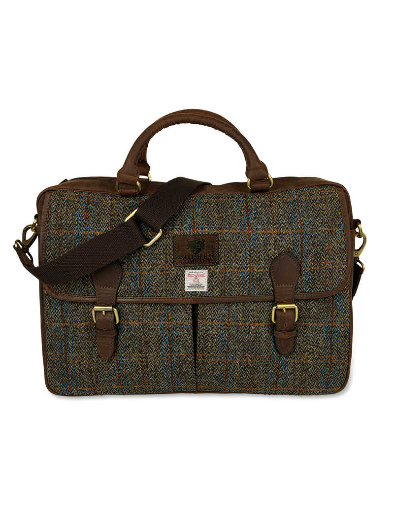 Produktbild zu Aktentasche aus Harris Tweed fr Herren