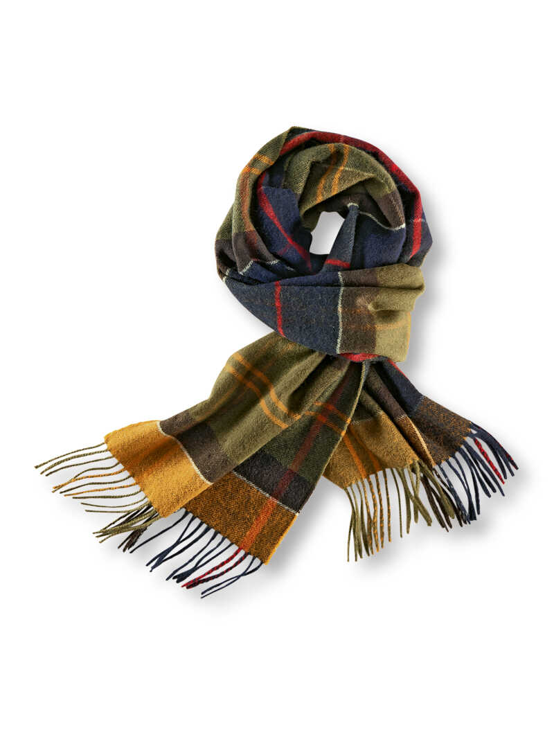 Produktbild zu Wollschal Inverness mit Schottenkaro