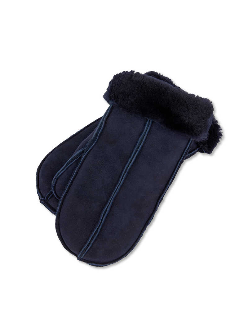 Produktbild zu Lammfell-Fustlinge mit Veloursleder