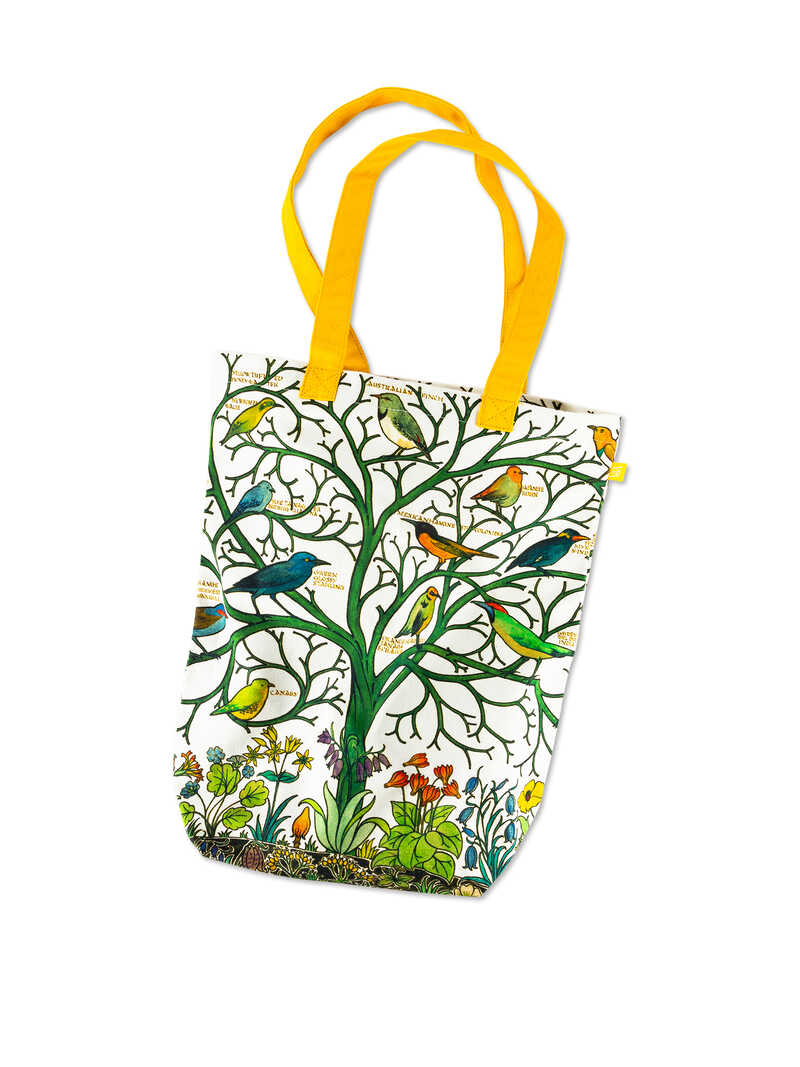 Produktbild zu Baumwoll-Tragetasche Birds of many Climes