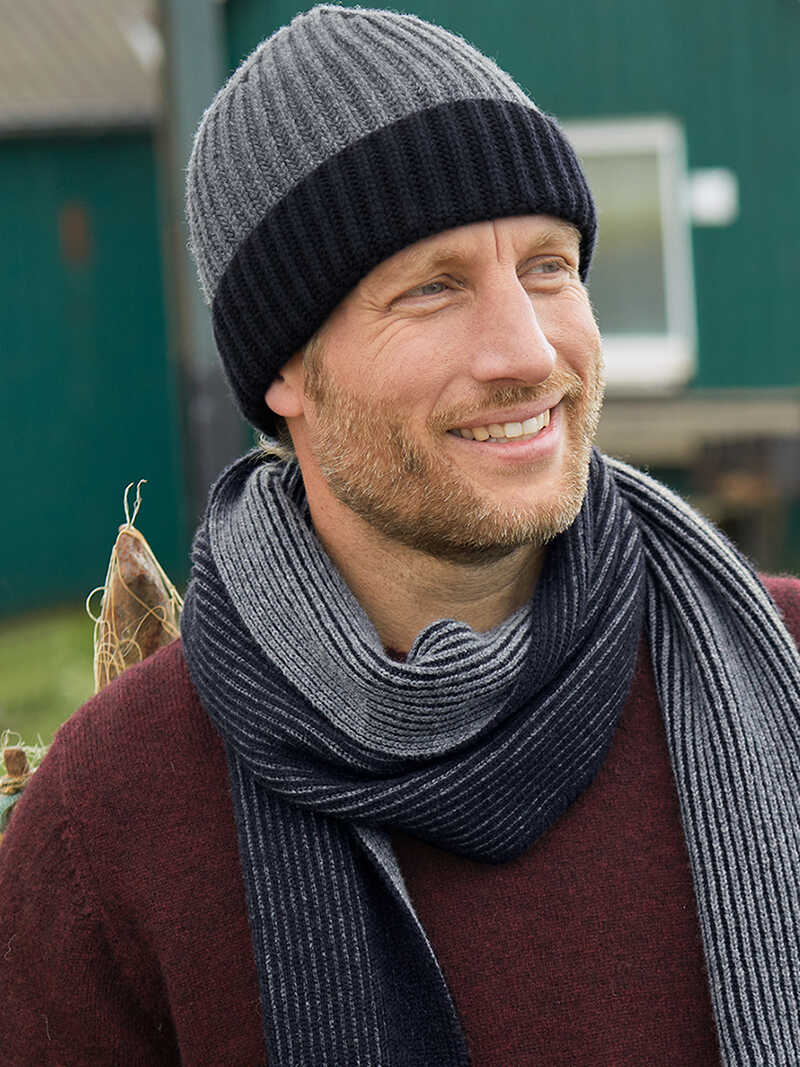 Alternatives Bild 1 zu Kaschmir-Herren-Strickmtze