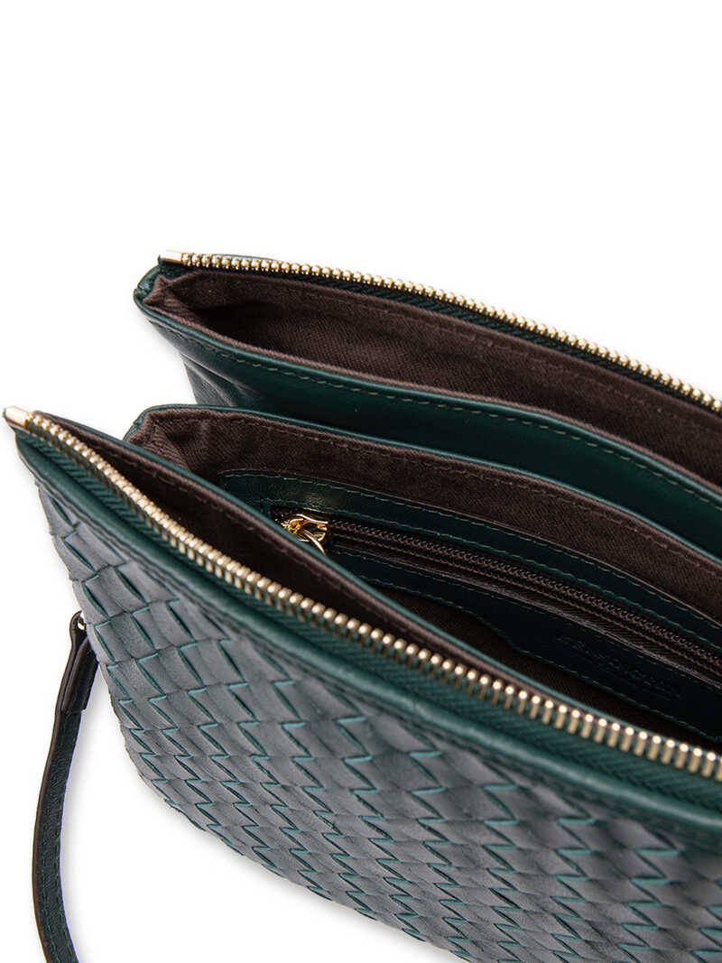 Alternatives Bild 1 zu Flechttasche aus Nappaleder