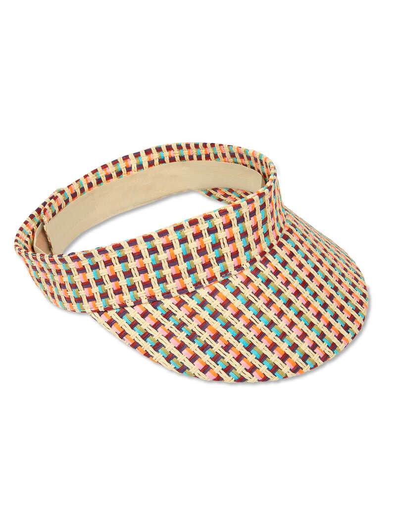 Produktbild zu Sonnen-Visor aus Papierstroh