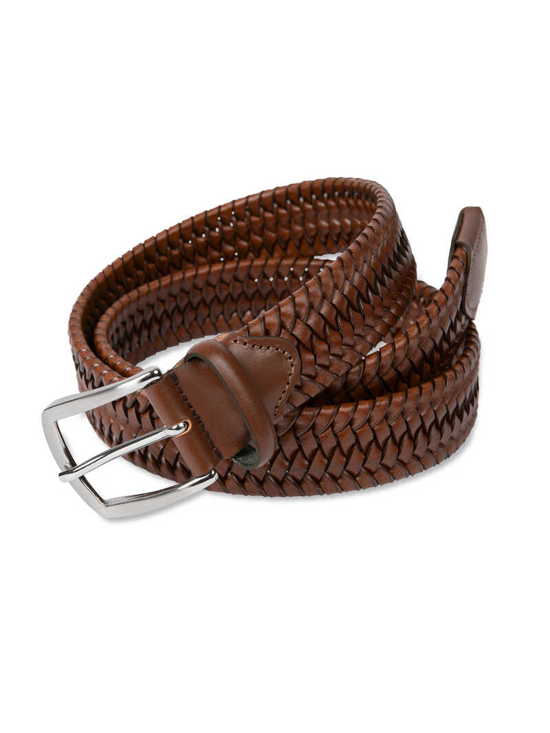 Produktbild zu Flechtgrtel aus Leder